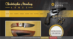 Desktop Screenshot of christophe-moulay-armes.com